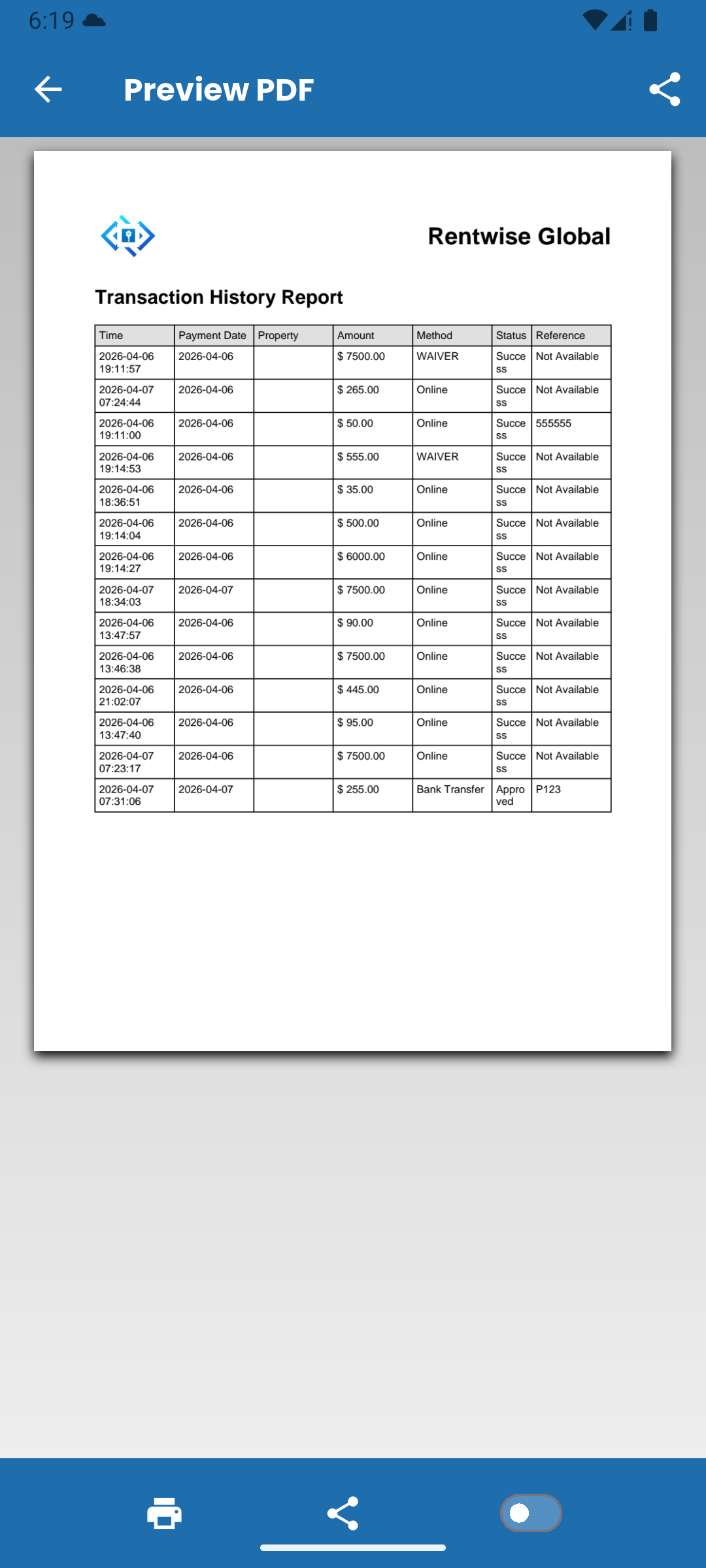 One-Click PDF Exports